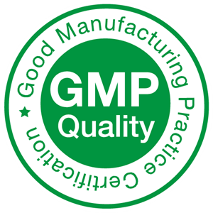 Good Manufacturing Practice quality certification